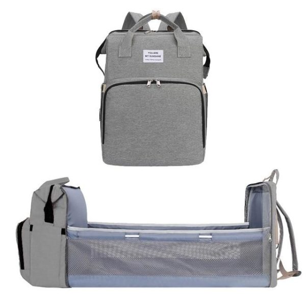 Sac de voyage bébé gris